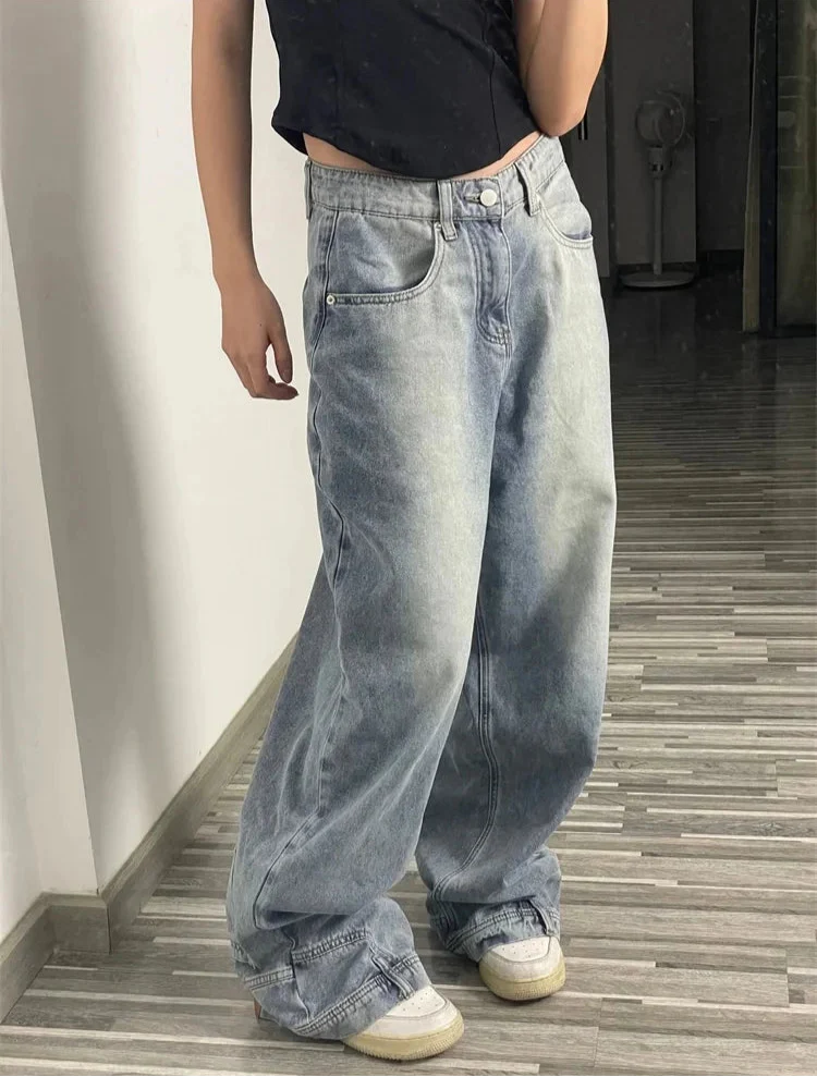Perfect Fit Washed American Style Denim Jeans