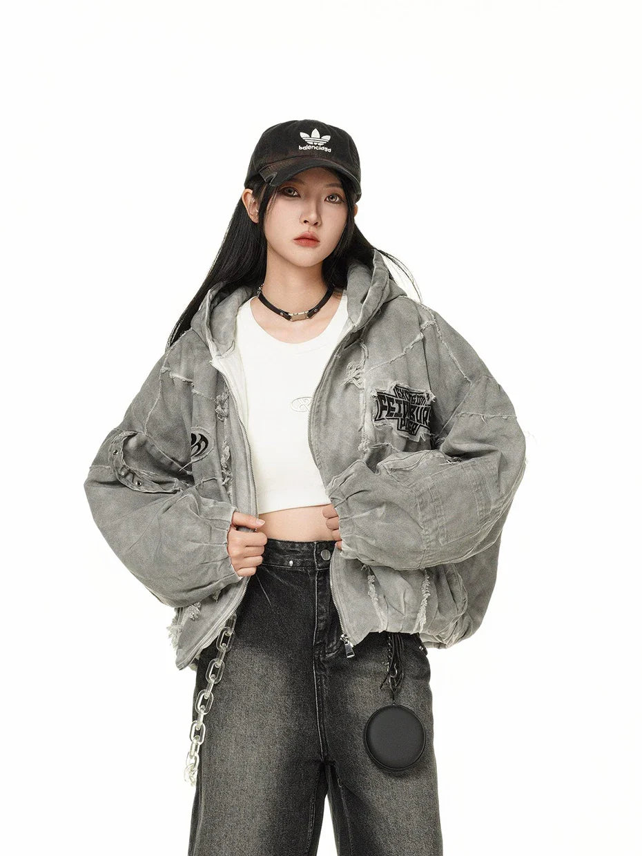 Cozy Retro Winter Padded Parkas Puffer Jacket