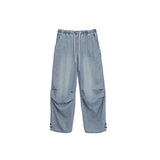 Blaue, lockere Hip-Hop-Tanzhose