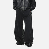 Black Blade 3D Cut Casual Denim Jeans