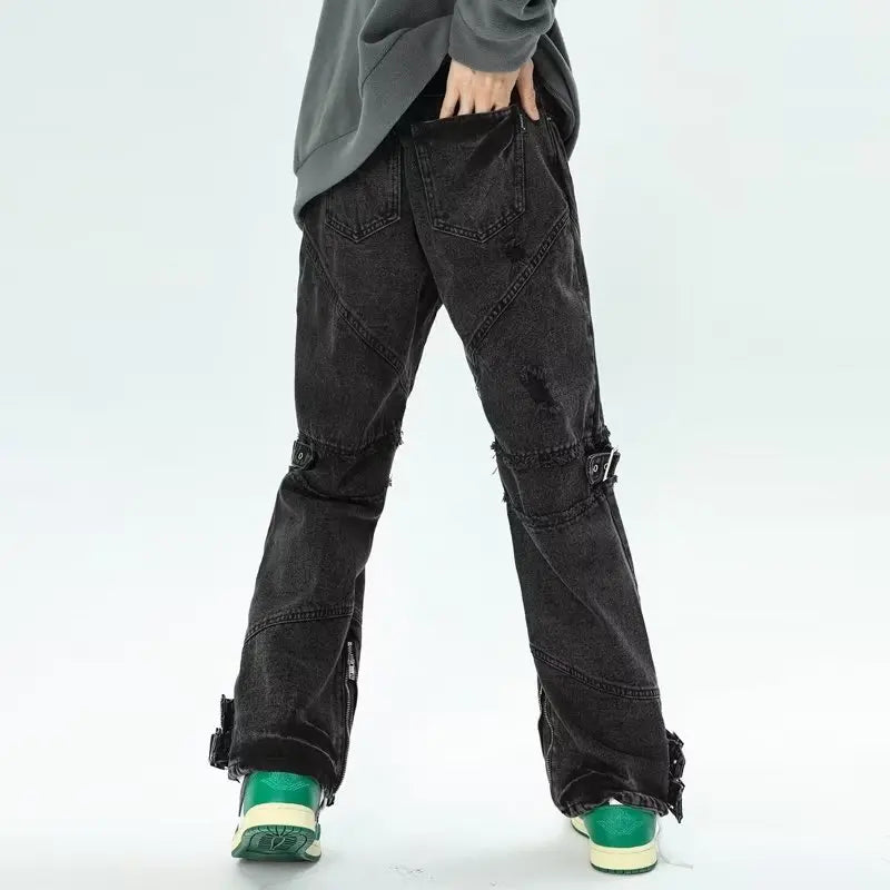 Work & Play Baggy Stacked Punk Jeans
