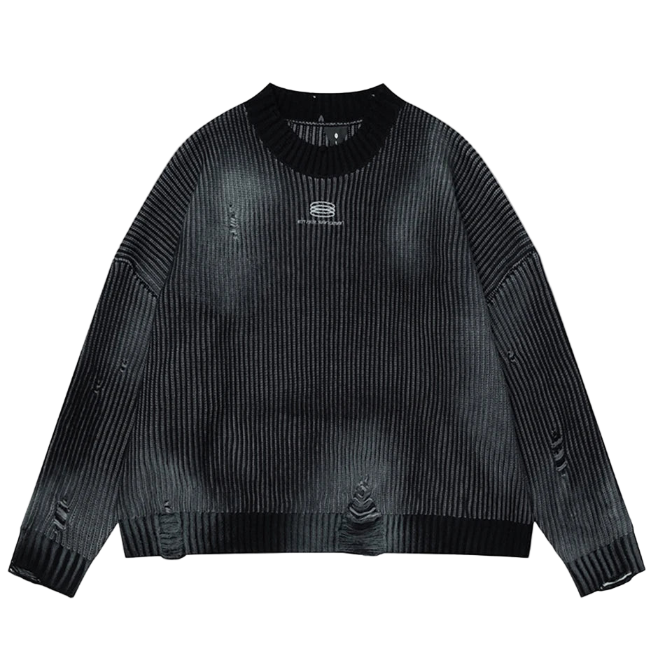 Ripped Vintage Knitted Sweater