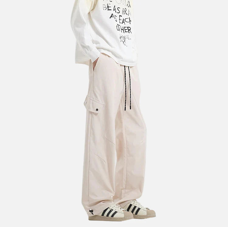 Durable Y2K Elastic Waist Casual Cargo Pants