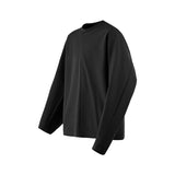 Cropped Long Sleeve Streetwear Tee