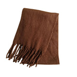 Cashmere Solid Color Thick Scarves