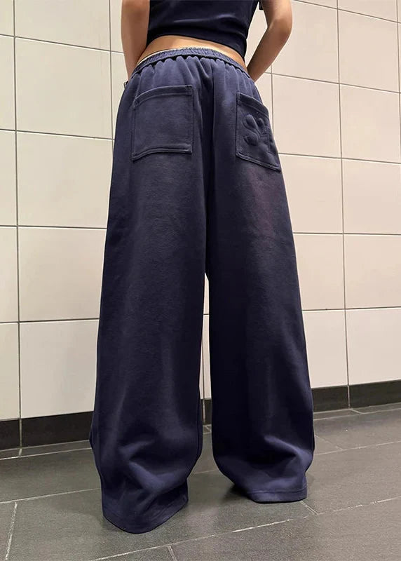 High-Quality Oversized Letter Print Dance Jogger