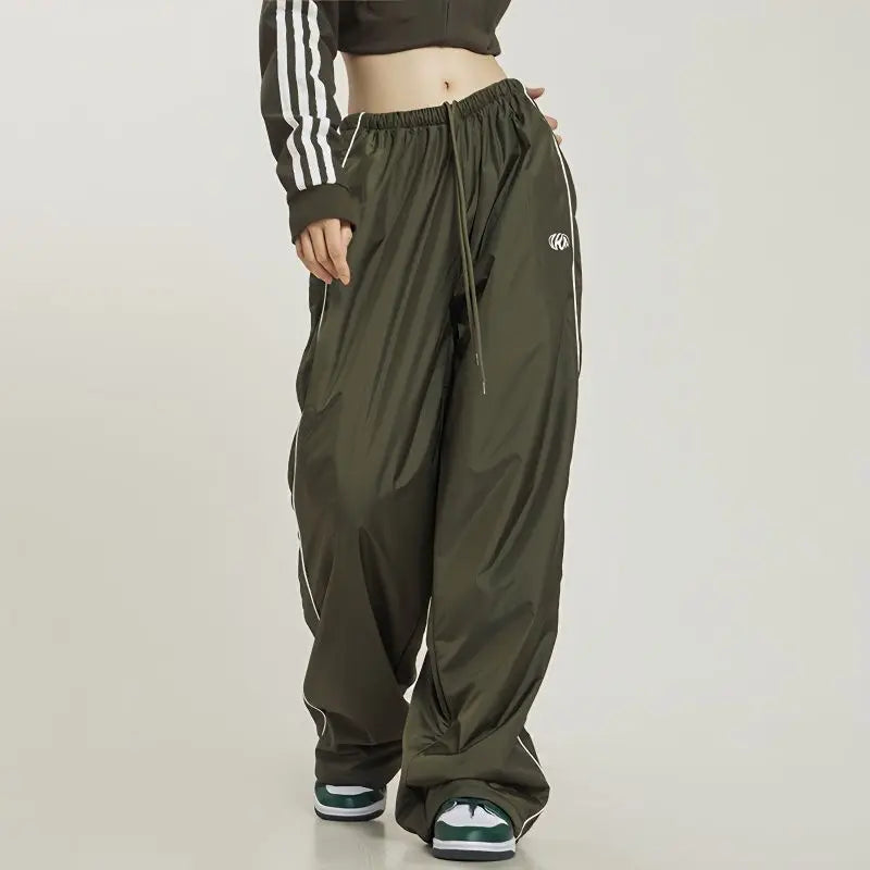 Übergroße Vintage-Jogginghose, Hüfthose