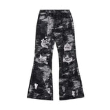 Abgenutzte Bell Jeans mit Lochmuster