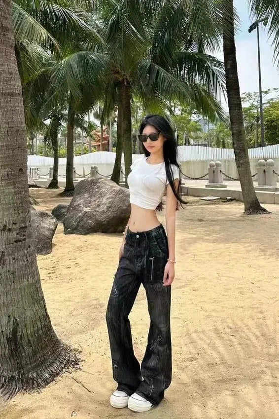 Premium Black Micro Flared Jeans