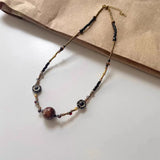 Elegant Vintage Natural Stone Necklace