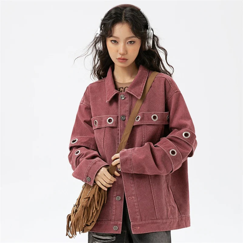 Y2K Vintage Street Punk Women's Jacket