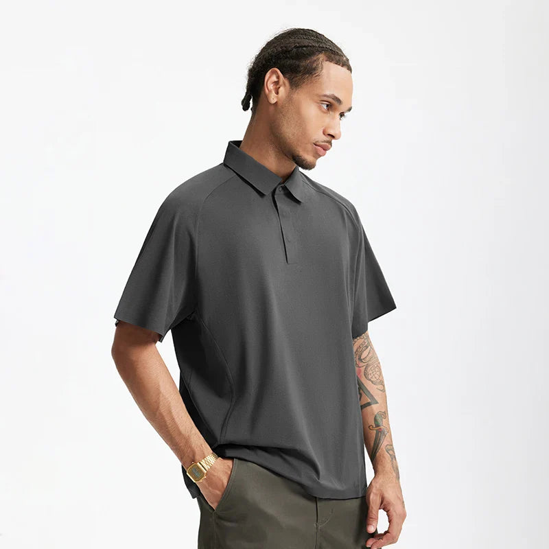 Solid Color Modern Fit Polo T-shirt