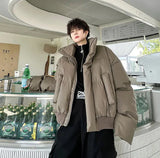 Doudoune chaude et rembourrée personnalisée, style streetwear