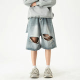 Cozy Stylish Korean Style Denim Short
