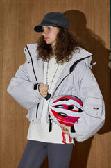 Winter Luxury Hooded Parka Windbreaker Jacket