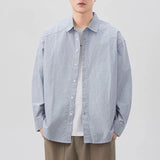 Chemise rayée classique pour homme de haute qualité