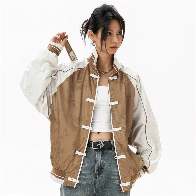 Veste bomber style chinois Coquette pour femme