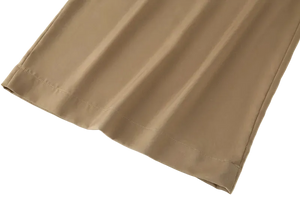 Close-up of brown fabric on a white background