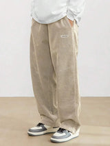 Trendy Corduroy Wide Leg Casual Pants