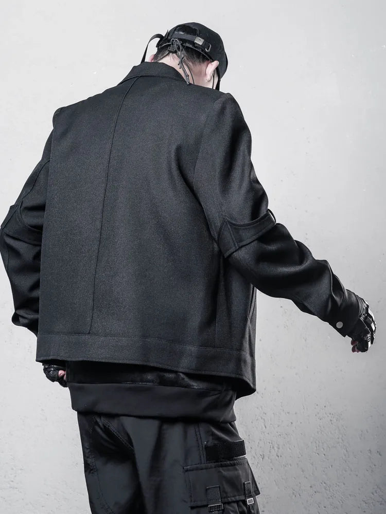 Lässige Motorradjacke im edgy Rock-Stil