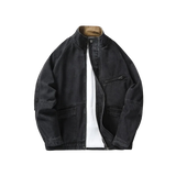 Vintage Denim Zip-Up Jacket