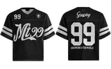 Trendy Y2K Mesh Sequin Graphic Printed Sport T-Shirt