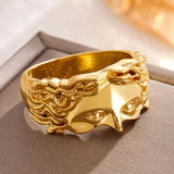 Vintage Punk Venus Face Rings