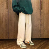 Pantalon de jogging d'hiver flatteur en polaire d'agneau épaisse
