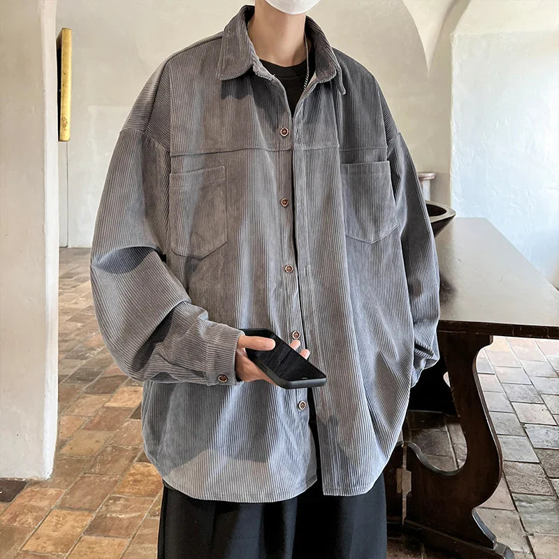Chemise coréenne ample et douce pour garçon