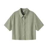 Vintage-Inspired Loose-Fit Shirt