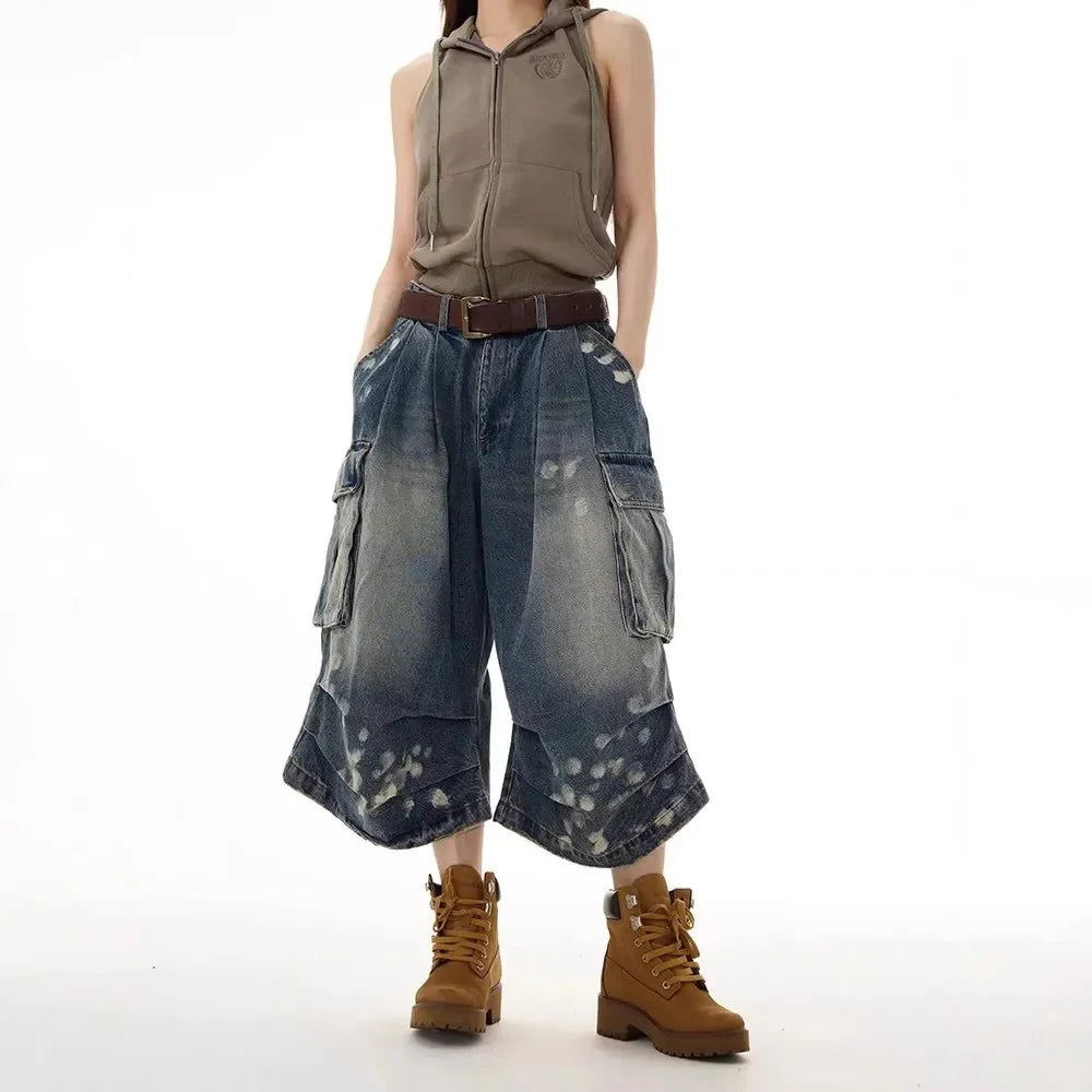 Urban Distressed Cargo Jorts
