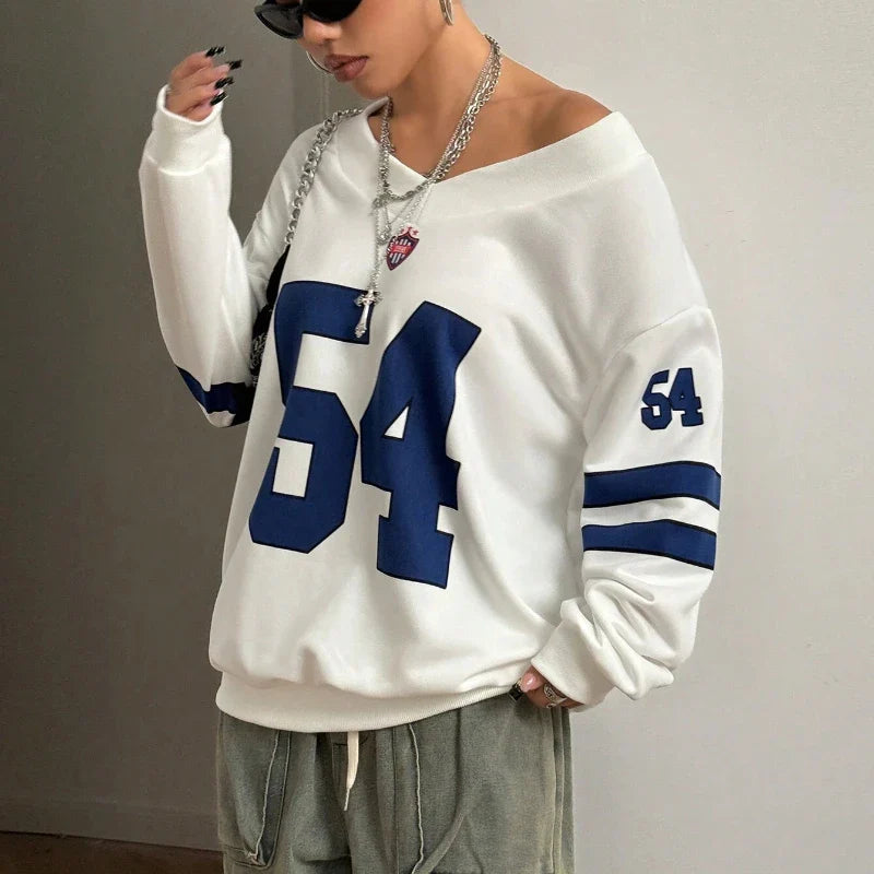 Y2K Oversized Energy Retro Personalized Sweatshirt