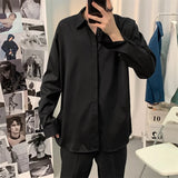 빈티지 체크 긴팔 셔츠