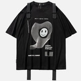 Y2K Oversized Graphic Printed Ribbon T-Shirt