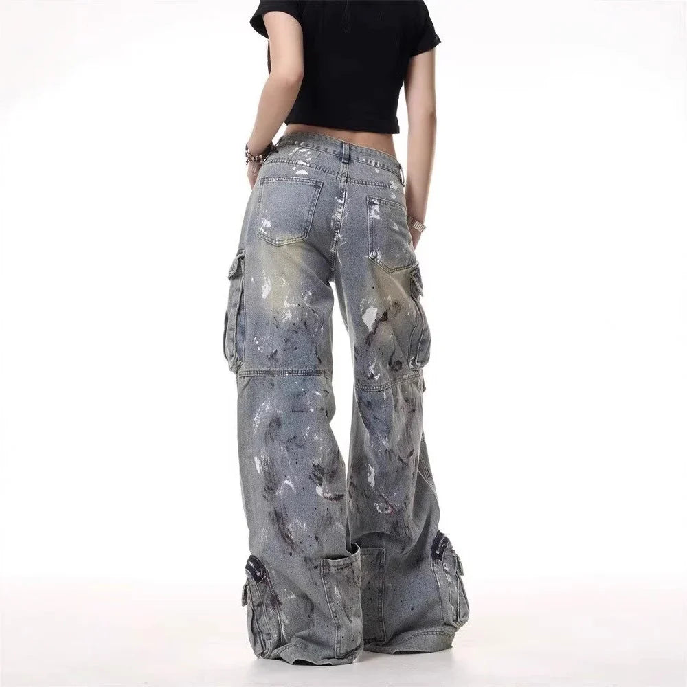 Retro-amerikanische Arbeitskleidung, Baggy-Jeans