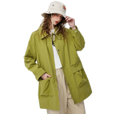 Mittellanger britischer Damen-Trenchcoat