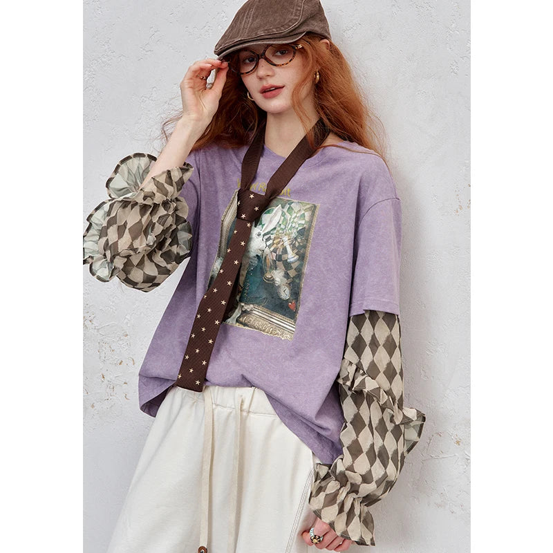 Autumn Long Sleeve Stripped Sweatshirt