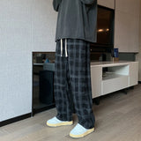 Casual Loose Checkered Corduroy Pants