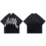 Oversized Gradient Tie-Dye Streetwear Tee