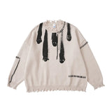 Pullover mit Quasten-Design und individuellem Aufdruck