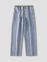 Autumn Korean Y2K Drawstring Jeans