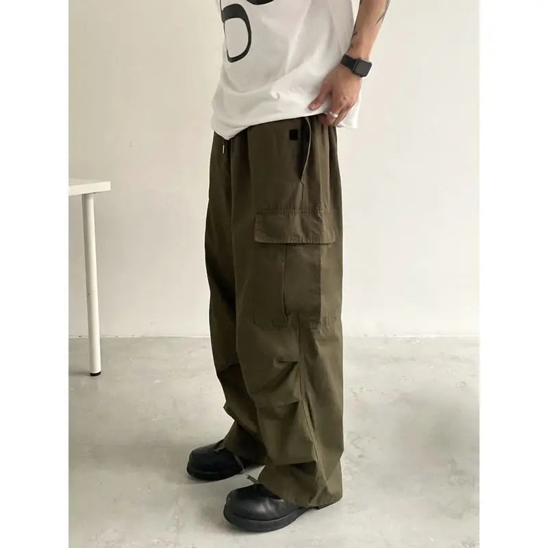 Vintage japanische Arbeitskleidung Herren lockere Hose
