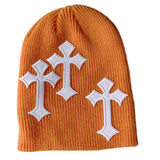 Cross Knitted Beanie