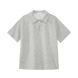 Versatile Minimalist Half Zip T-Shirt
