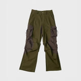 Utility Vibe grüne Cargohose im Safari-Stil