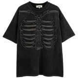 Y2K Skeleton Chest Tee