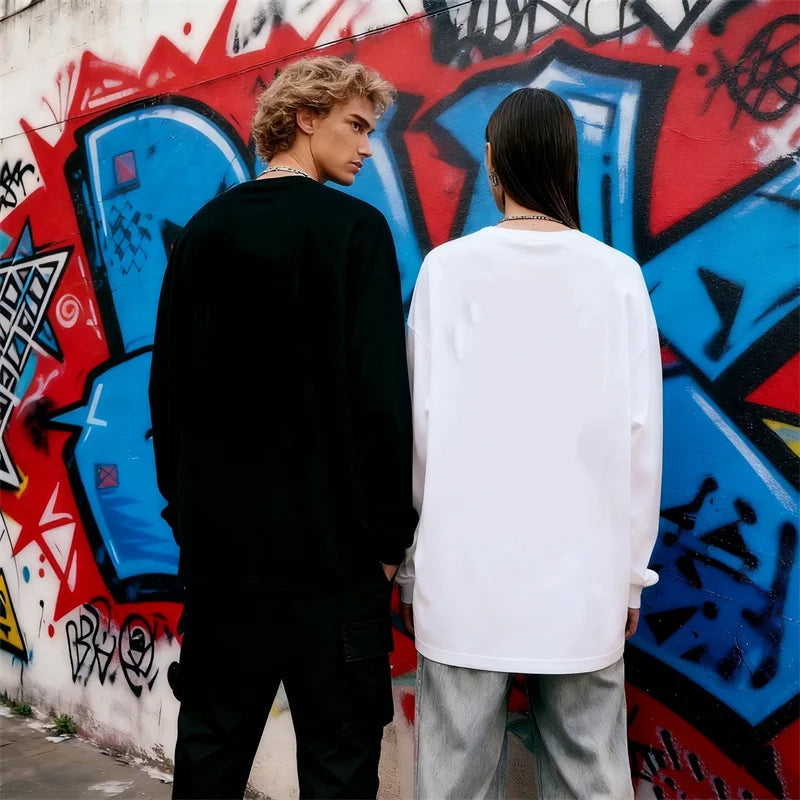 Y2K Streetwear Hip Hop Long Sleeve T-Shirt