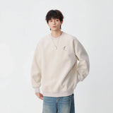 Soft Embroidered Crew Neck Sweatshirt