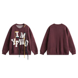 Oversized Letters Sweatshirt