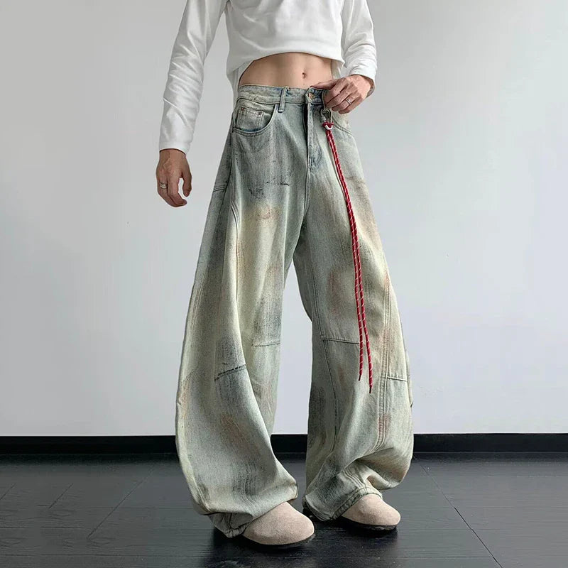 Adaptive Stretch Wide Leg Denim Jeans
